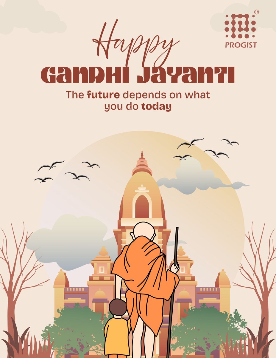 _Progist_'s tweet image. Honoring Mahatma Gandhi’s legacy of peace and truth. 🌿
May his values inspire us to build a safer, more ethical digital world.
#GandhiJayanti #MahatmaGandhi #CyberEthics #Peace #Truth