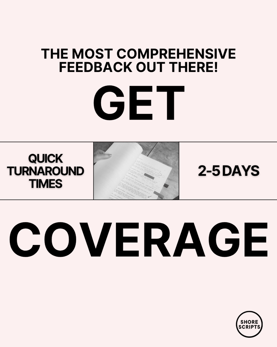 ShoreScripts's tweet image. Get expert, tailored feedback designed to elevate your #screenplay. Whether you’re working on a Feature, TV Pilot, or Short, our experienced readers provide clear, actionable notes to help you take your script to the next level. #scriptcoverage

shorescripts.com/screenplay-cov…