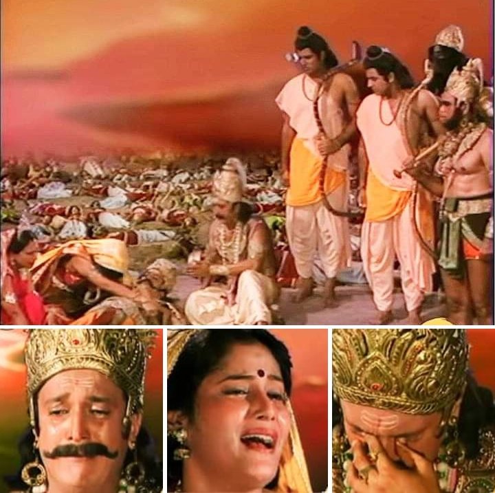 मन्दोदरी और विभीषन का रावण के शव पर विलाप मंदोदरी ने विलाप करते हुए बहुत अदभुद बातें कही सभी राम भक्त जरूर पढ़ें