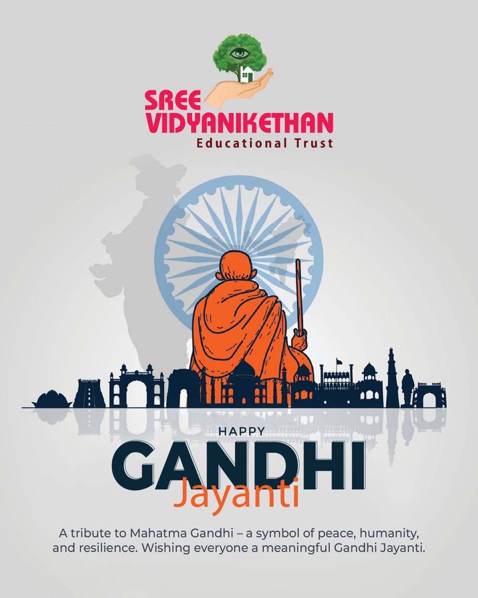 Let’s salute the man who led India to freedom through peace. Happy Gandhi Jayanti!

#GandhiJayanthi #gandhijayanti2025