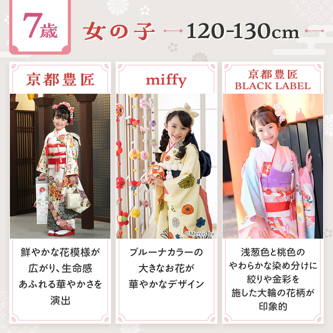 ╭──✧◦°˚°◦♡◦°˚°◦✧──╮ 7・5・3歳✨着物パレード おでかけ