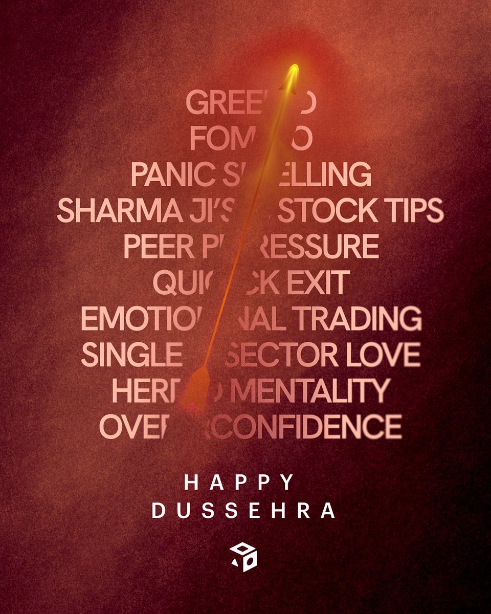 smallcaseHQ's tweet image. This Dussehra, fight the demons affecting your portfolio.

Happy Dussehra from team smallcase ✨