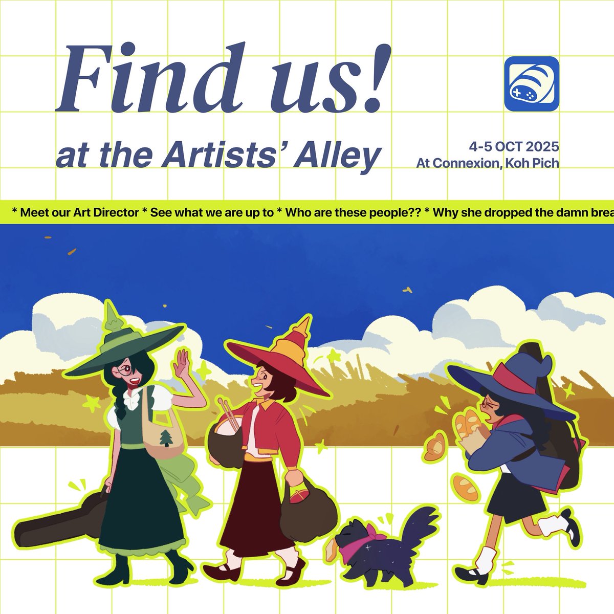 Find us at Artists' Alley!

Visit our Art Director’s (<a href="/synchart_/">Jet | Synch 💥</a> )booth and a chance to see what's brewing.

04-05 October 2025 at Connexion Building, Koh Pich 

#keepup_avenue #Connexion