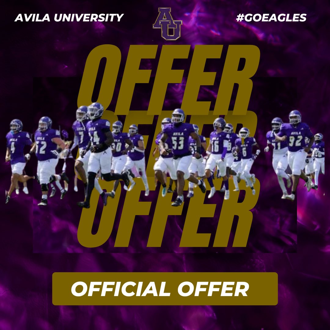 After a great talk with <a href="/CoachHiggins73/">Coach Keanu Higgins</a>  I’m extremely blessed to announce my second offer to Avila University #GoEagles

<a href="/CoachDA82/">Derrick Alexander</a> <a href="/KailuaFootball/">Kailua High School Football</a> <a href="/TheTop5s_/">TOP FIVES</a> <a href="/TheTop5s_Radar/">TheTop5s_RADAR</a>