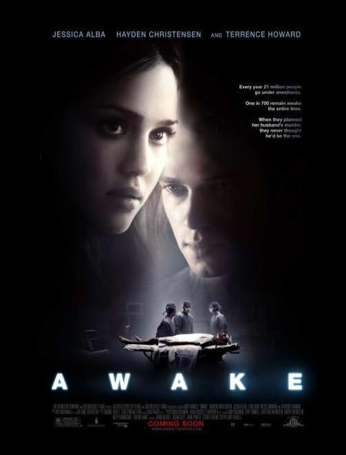 Honky275's tweet image. #ChristopherMcDonald carries over to Movie 5,157 "Awake". 5 out of 10. Young #newlywed #billionaire Clay is getting a #hearttransplant when he realizes he's awake during the operation. It's just not his day. #JessicaAlba #HaydenChristensen #LenaOlin  
honkysmovieyear.blogspot.com/2025/10/awake.…