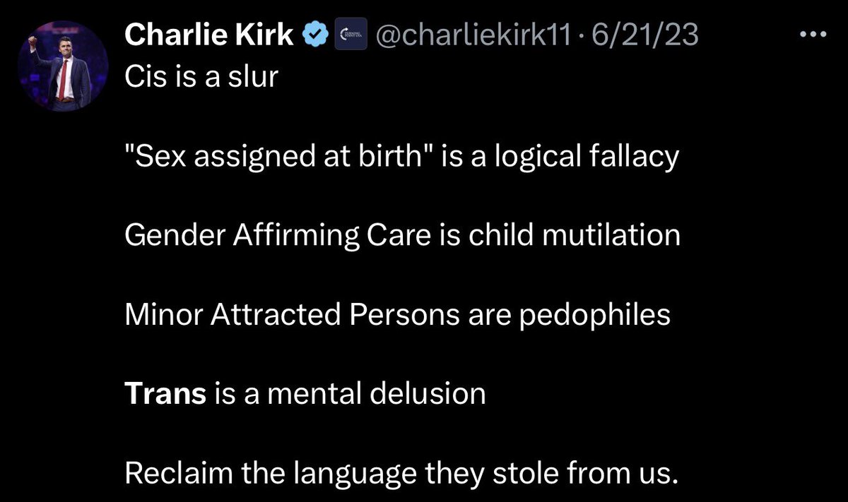 Charlie Kirk was 100% right… starting to see why they k*lled him…