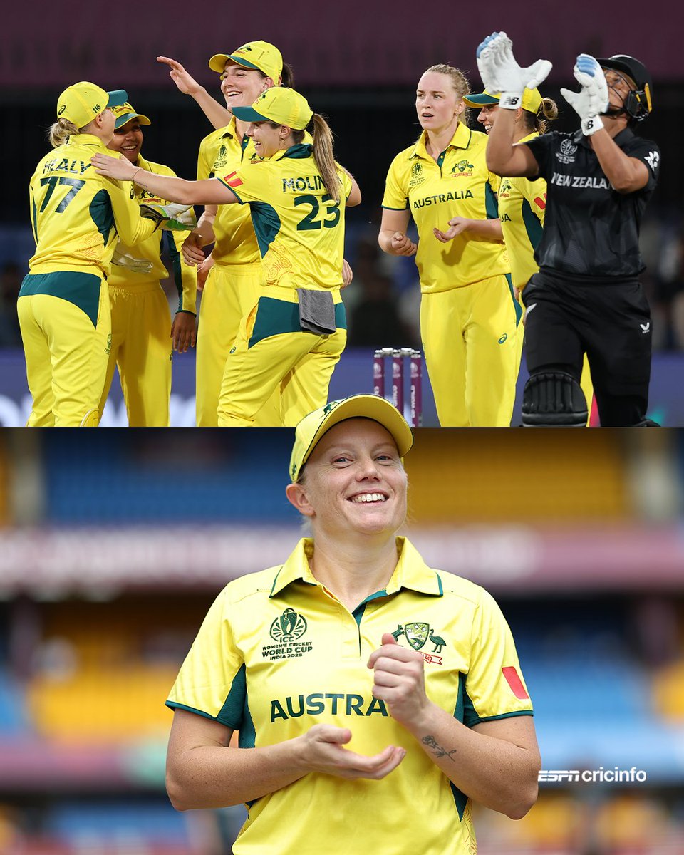 ESPNcricinfo's tweet image. After Indore, the last 16 completed women's ODIs between them:

Australia: 16
New Zealand: 0

#CWC23
