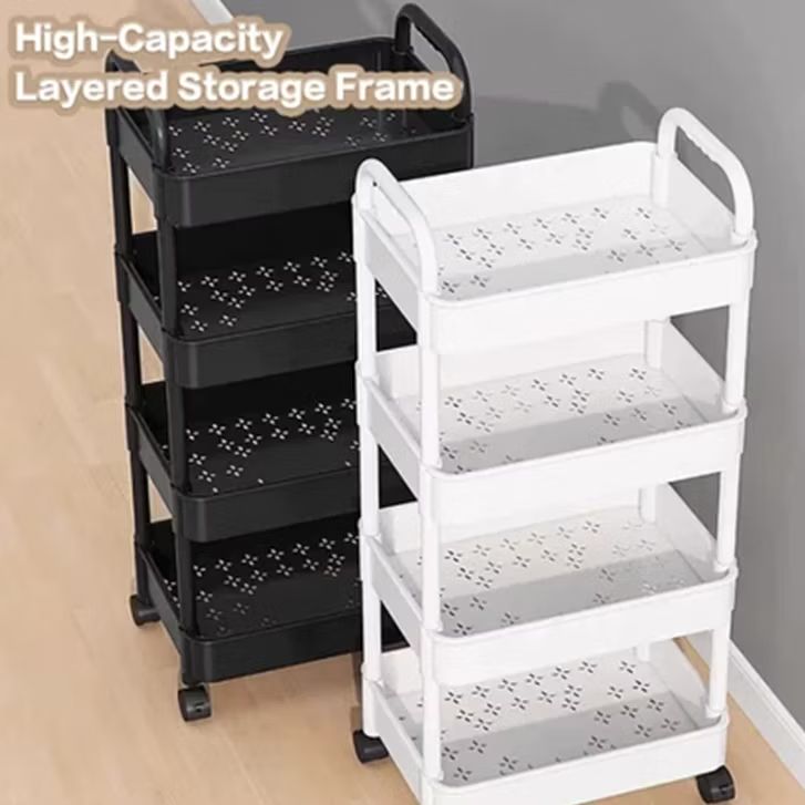 Q_DuDay's tweet photo. Check out 2/3/4/5 Layers Bathroom Organizer Trolley Cart Kitchen Storage Shelf Home Bedroom Organizer for ₱60 - ₱213. Get it on Shopee now! https://t.co/WBQmKYkv8f https://t.co/nKoVJ9WWQ6