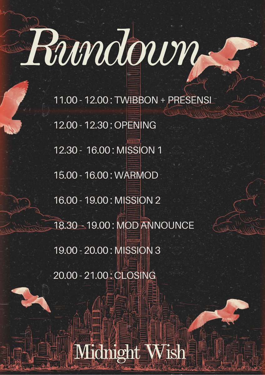 ㅤ

🌌 The Deity has arrived.
Every mission will guide you closer, but only if you bear the mark.

Here is the Grand Opening Rundown—follow each step, and do not forget: 
📌 Wear the twibbon. It is the sign that you’ve been chosen.
ㅤㅤ