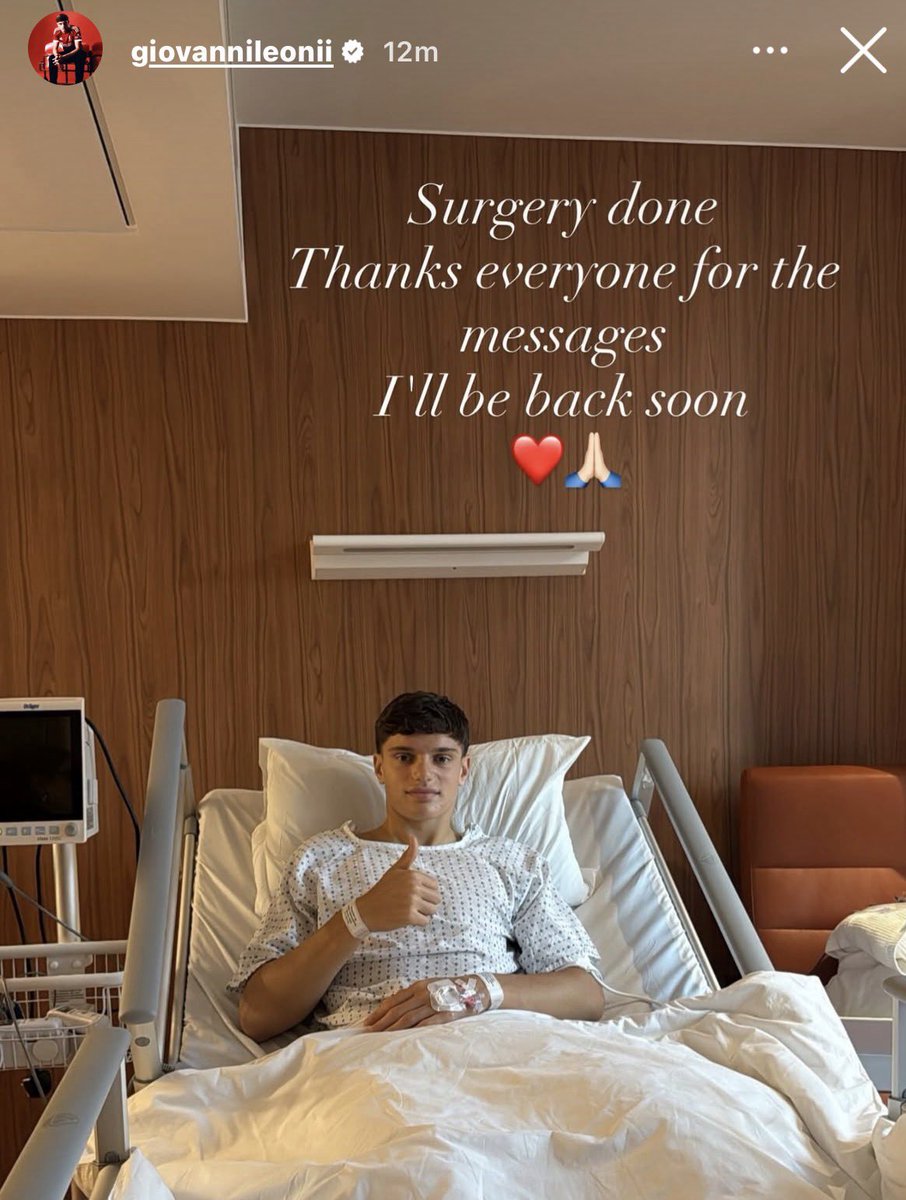 TheRedmenTV's tweet photo. Back soon Giovani 🙏 https://t.co/X65PUDY4VB