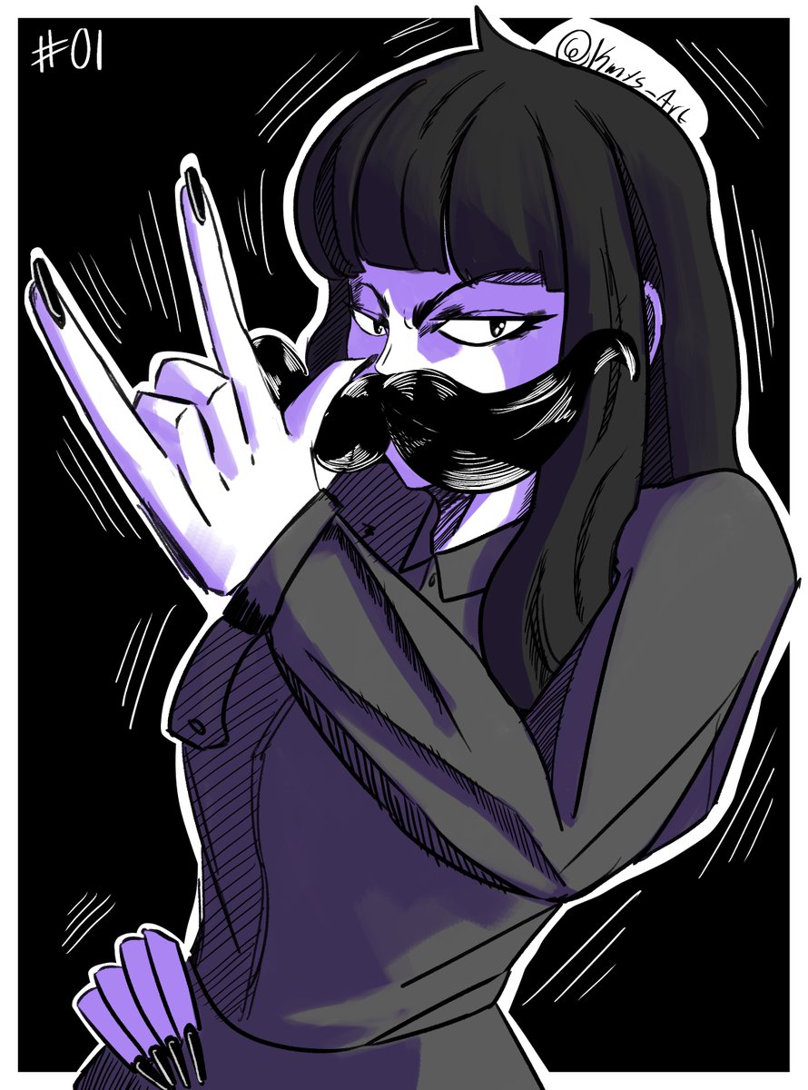 Firt day in inktober, mustache lets goo

#art #Inktober2025