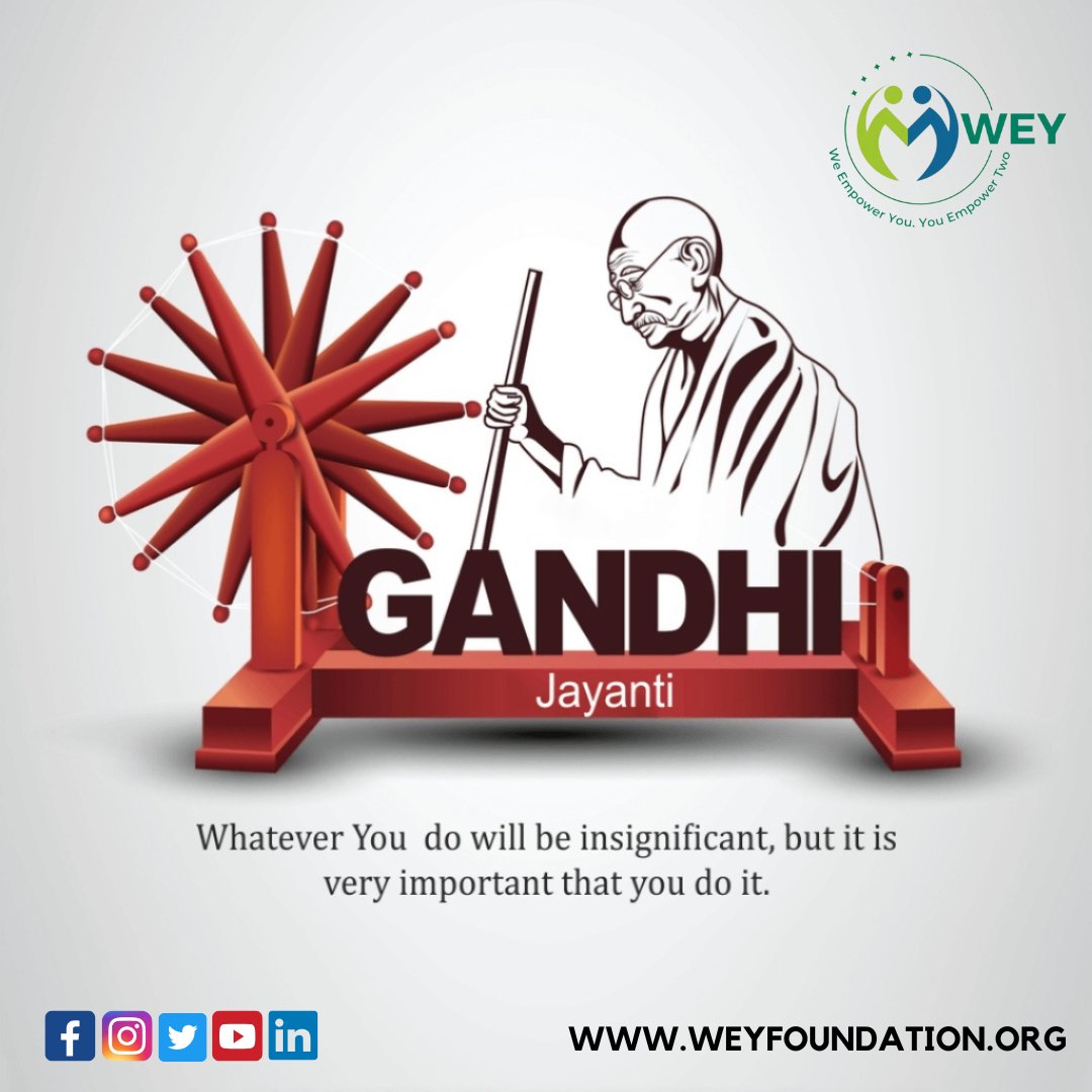 #weyfoundation #MahatmaGandhi #shirinaggarwal #india #NGO