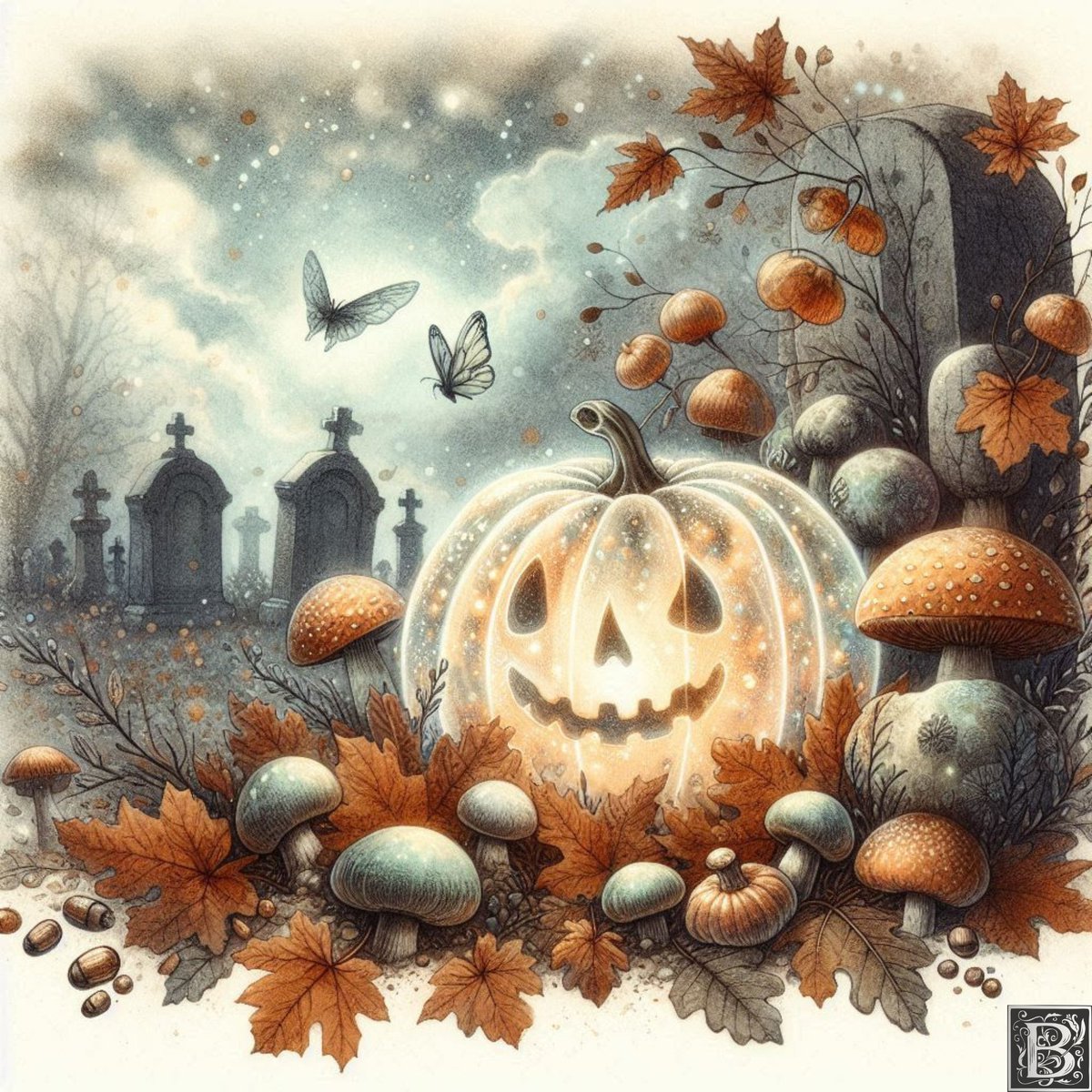 Hello_Bloodsong's tweet photo. I've been a lil out of sorts lately...haven't done much in the way of AI cobbling, and the like. 
  What better time than October to dip a toe back in?
(Always lots of fun prompts this time of year in particular 🎃...Happy Spooky Season) https://t.co/9qSFXA8oGM