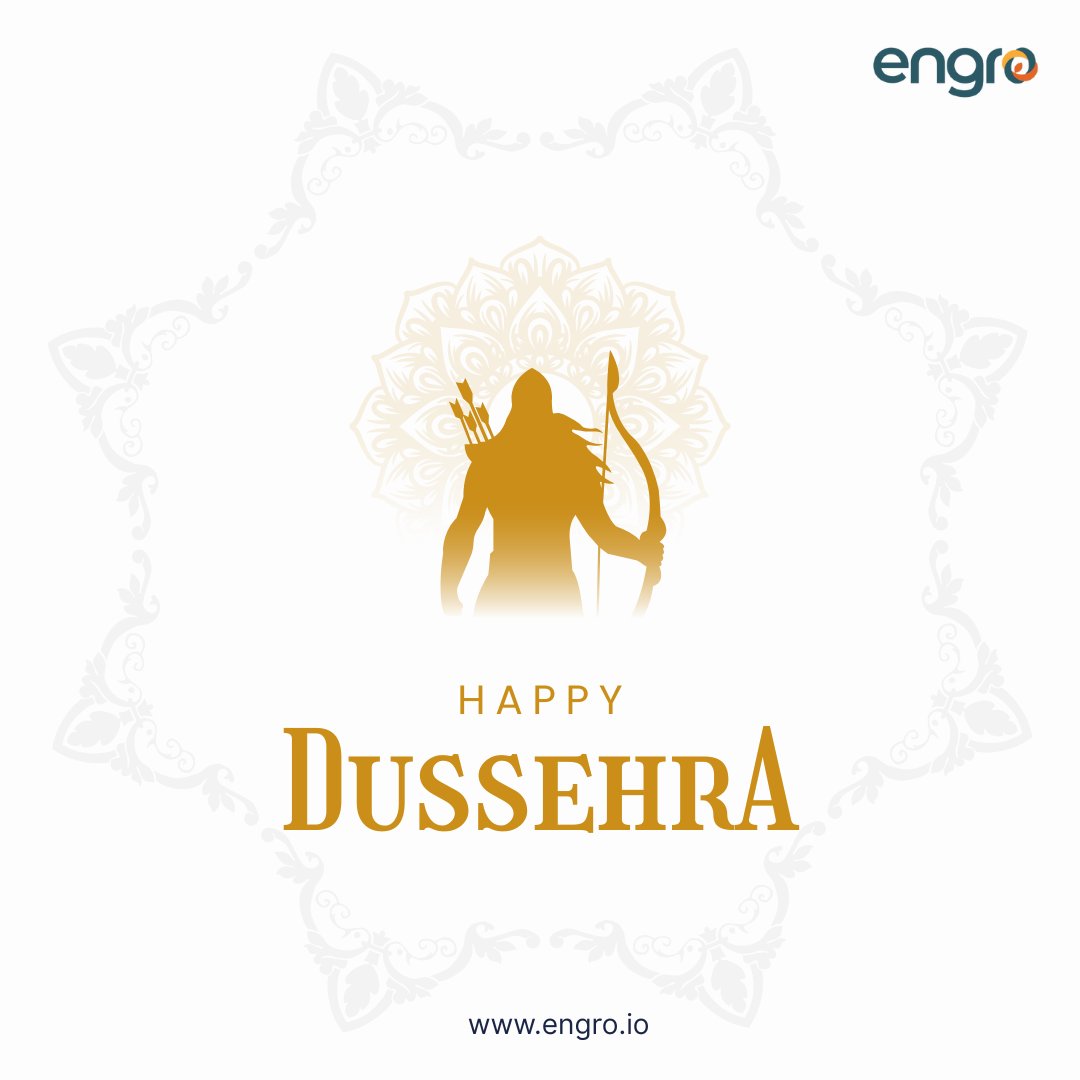 EngroTech's tweet image. May this festival bring joy, prosperity, and togetherness to you and your loved ones.

Wishing you a very Happy Dussehra from the Engro family!

#Engro #HappyDussehra #Prosperity