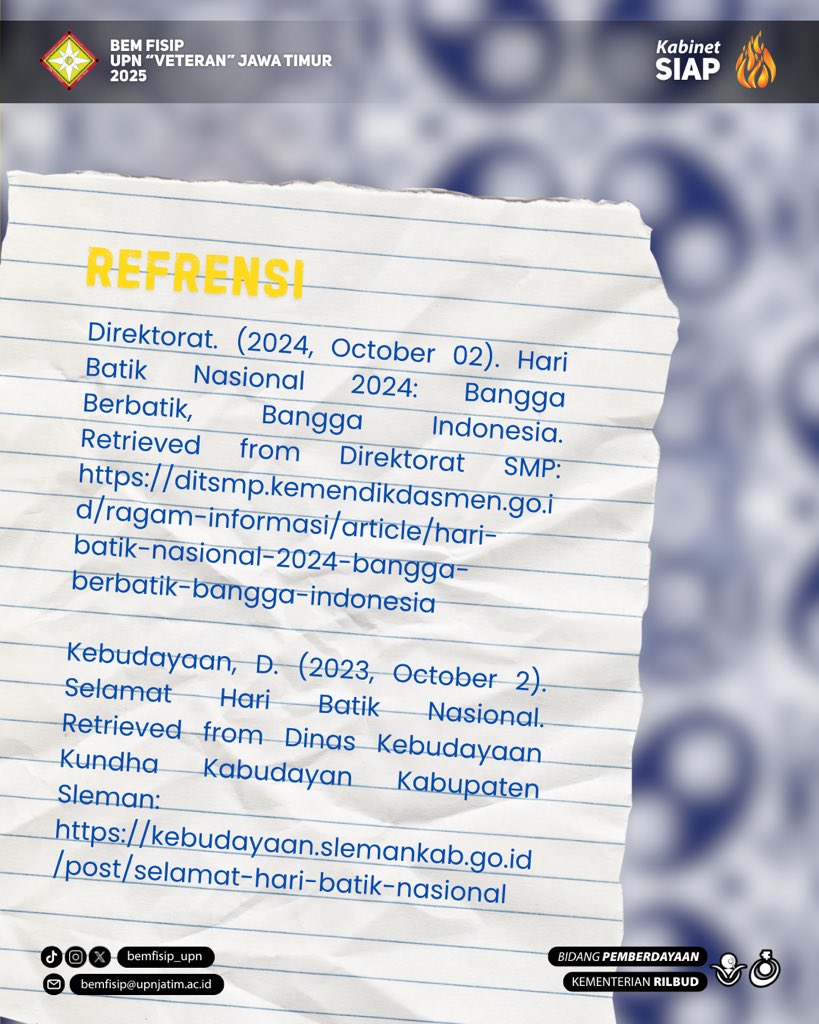 BEM FISIP UPNVJT tweet media