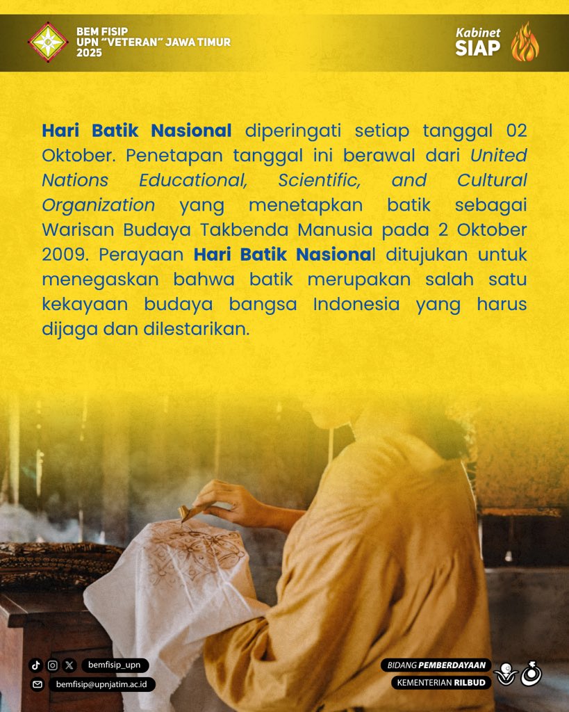 BEM FISIP UPNVJT tweet media