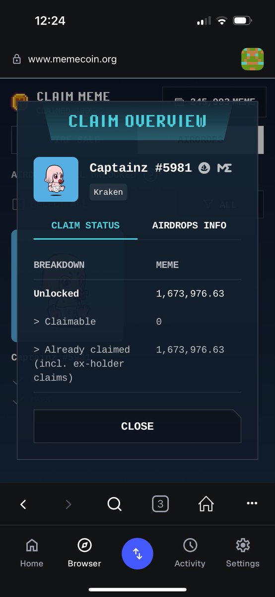 I drained all $Meme in my Kraken. What’s next?! <a href="/Memeland/">Memeland ❤️ Memecoin</a>  <a href="/852Captainz/">852Captainz 🏴‍☠️🇭🇰❤️ Memecoin</a> <a href="/9gagceo/">9GAGCEO</a> <a href="/memecoin/">Memecoin</a> <a href="/MemeStrategy/">MemeStrategy (2440.HK)</a>