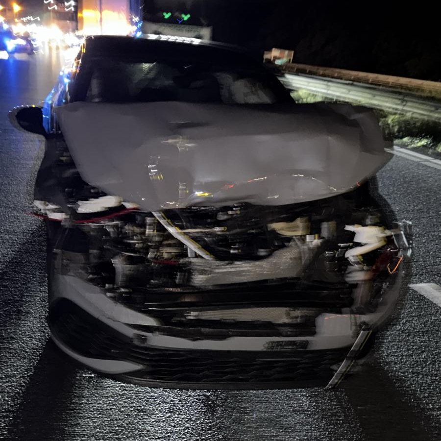 Ongeval op A2 bij Wessem met vrachtwagen en personenauto