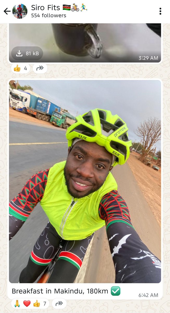 At makindu 180km in as at 6:42am