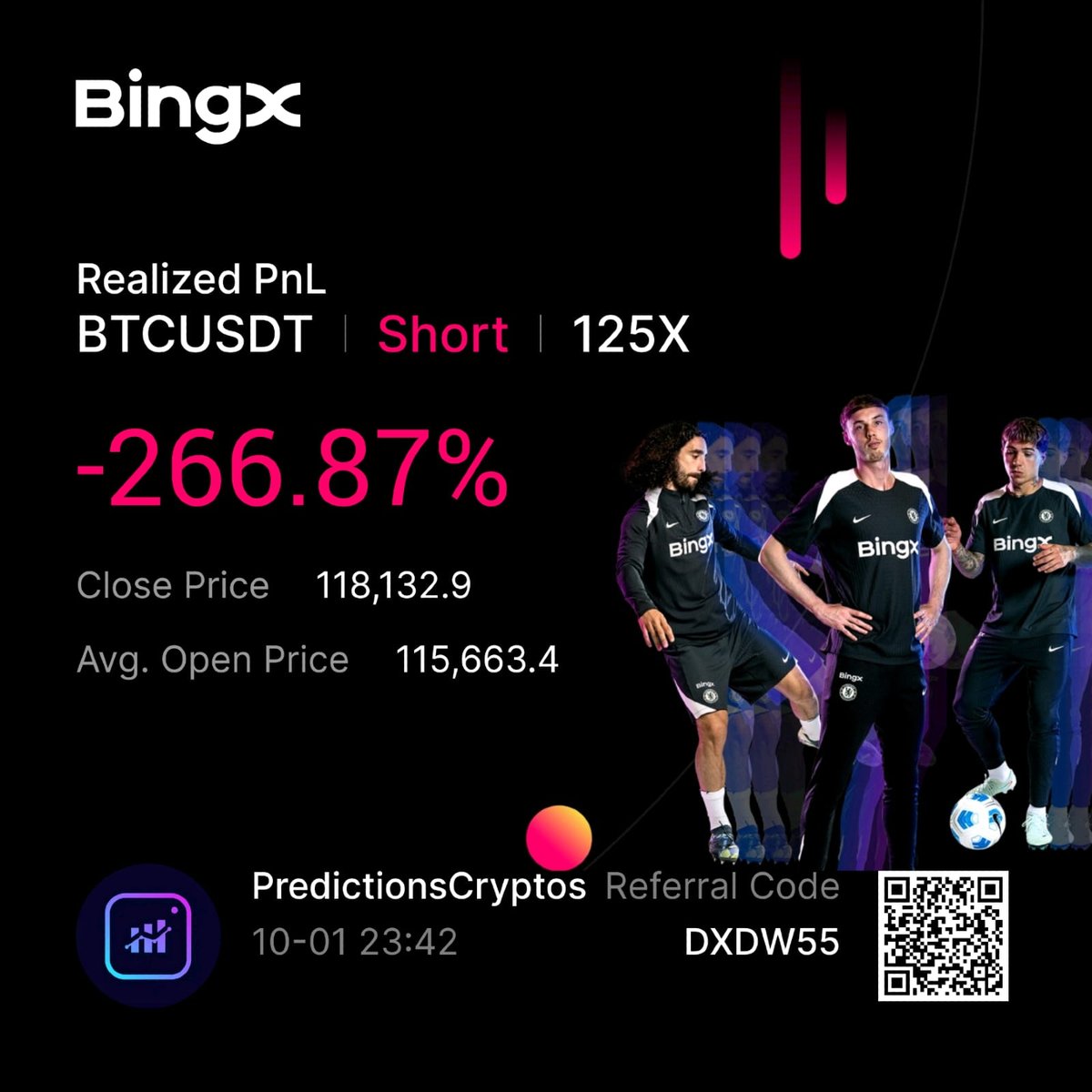 CryptosPredict's tweet image. Trade terminé ✅

Retrouvez toutes mes prévisions en hourly et daily sur mon compte Discord, sur X et mes vidéos YouTube 🎞️🎥

#trading #futurestrading #bitcoin #ethereum #trader #investissement #cryptotrading #btc #eth #tradingstrategy #technicalanalysis #tradingview #daytrading…