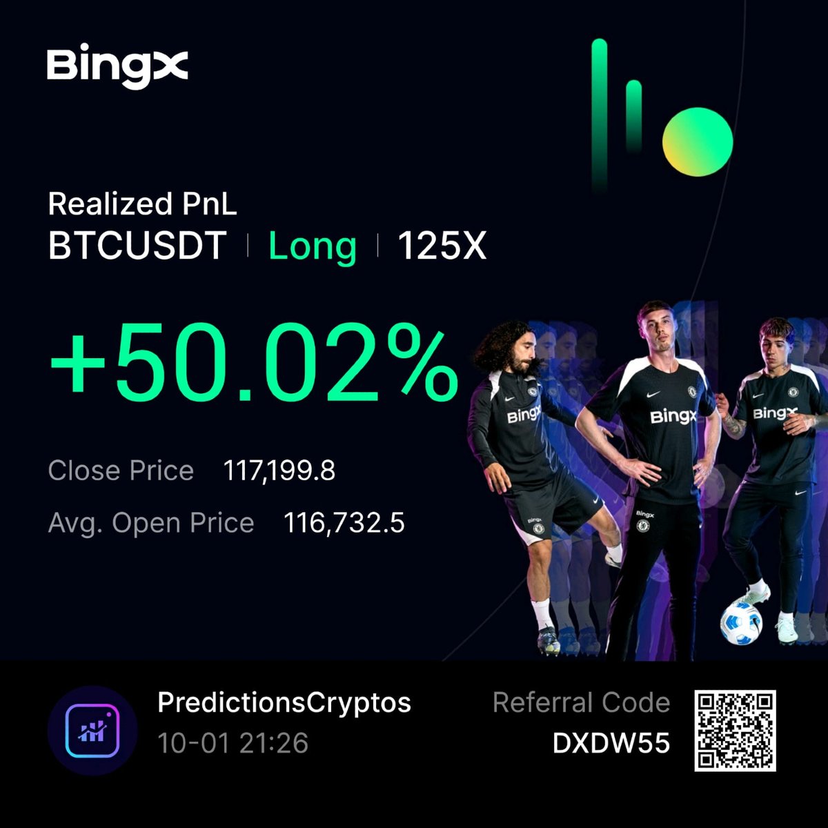 CryptosPredict's tweet image. Trade terminé ✅

Retrouvez toutes mes prévisions en hourly et daily sur mon compte Discord, sur X et mes vidéos YouTube 🎞️🎥

#trading #futurestrading #bitcoin #ethereum #trader #investissement #cryptotrading #btc #eth #tradingstrategy #technicalanalysis #tradingview #daytrading…