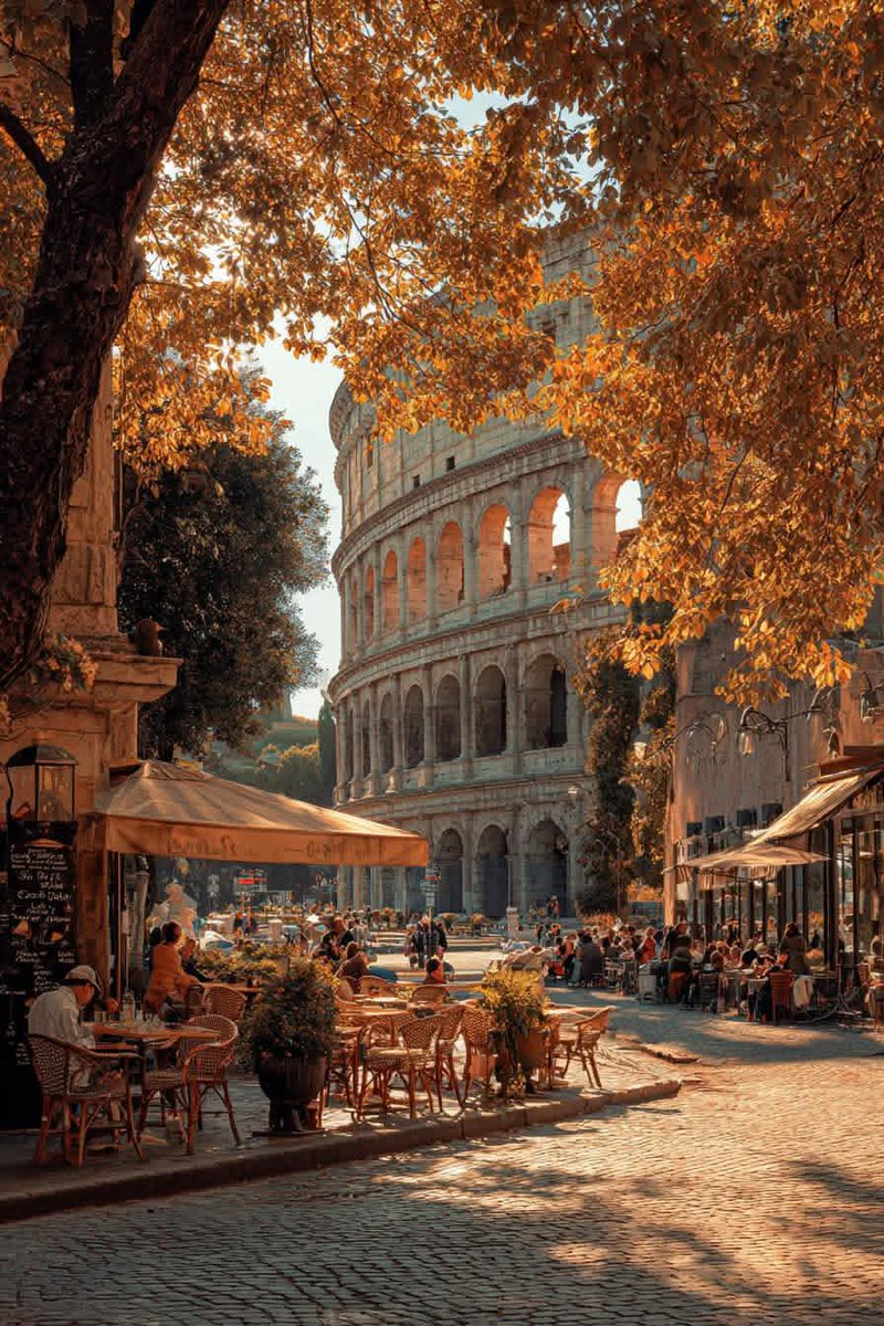 mozinity's tweet photo. Italian village in autumn https://t.co/v9RfoCzoWQ