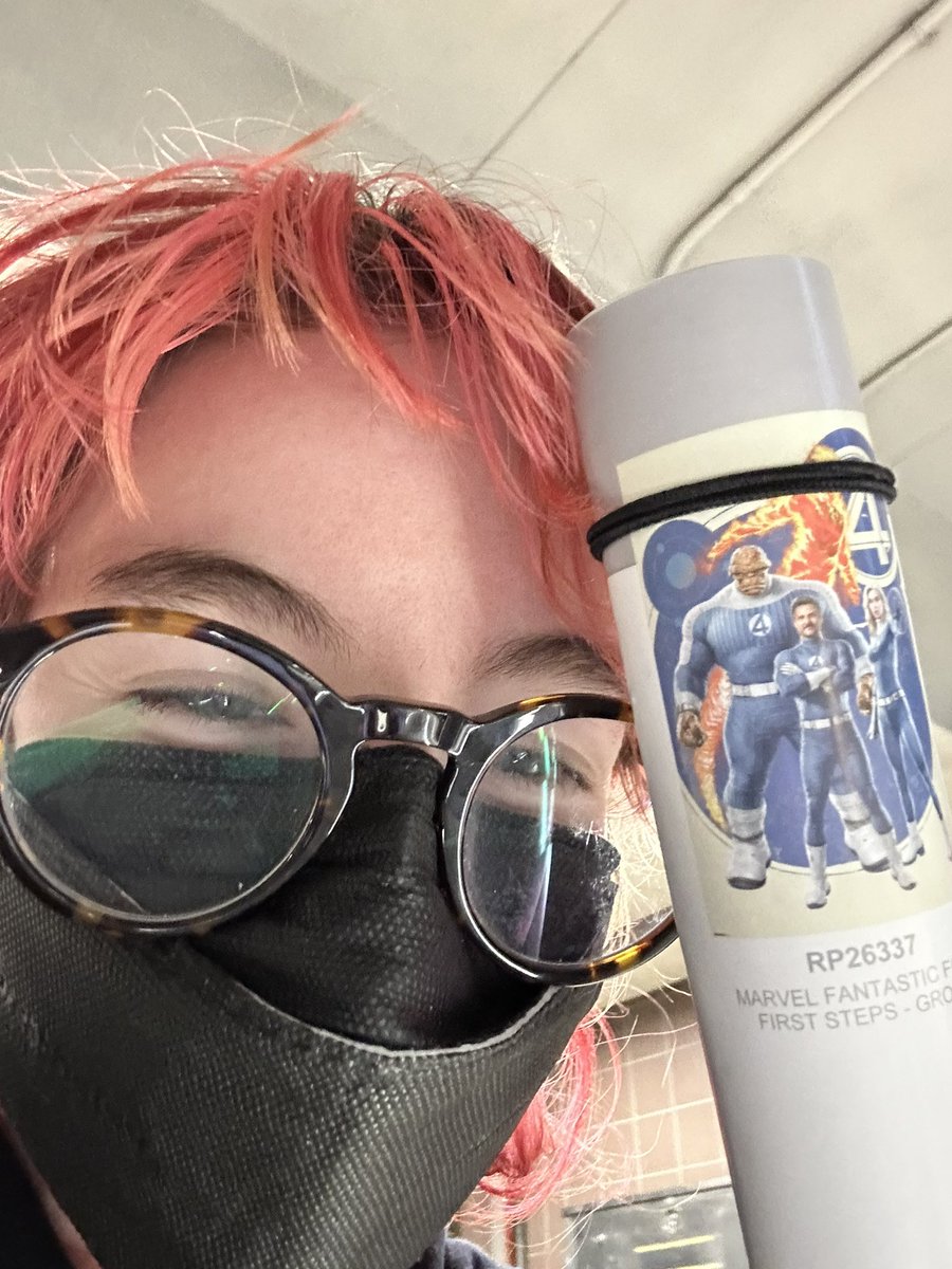 New coworker friend gave me the F4 poster they didn’t have room for, W