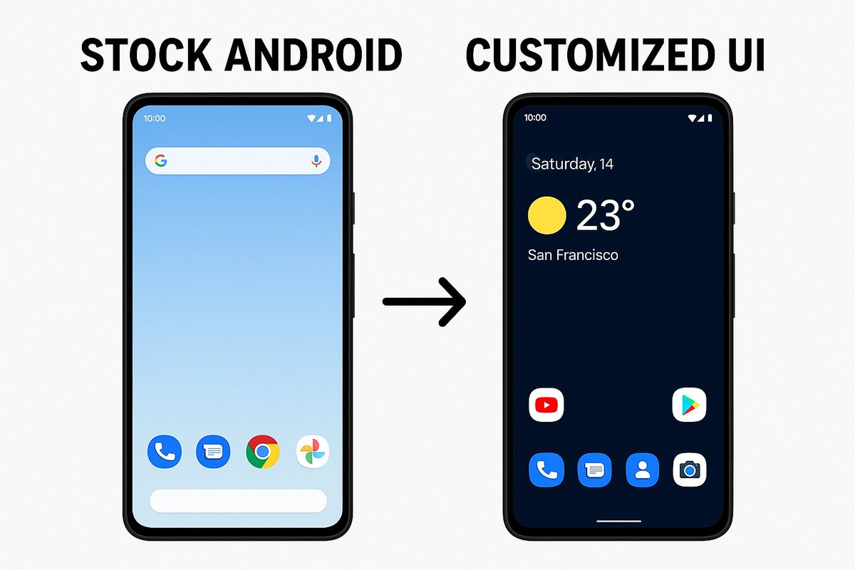 yabhishekhd's tweet image. Android users once demanded stock Android, but now the trend has flipped. People prefer customized OS because it offers extra features, and brand-tuned UIs have become stable enough that users find them more appealing than plain stock Android.
#StockAndroid #CustomisedAndroid