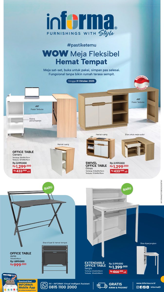 #INFORMA #FUNITURE #HOMEACCESSORIES
#KEMANG #JAKARTASELATAN