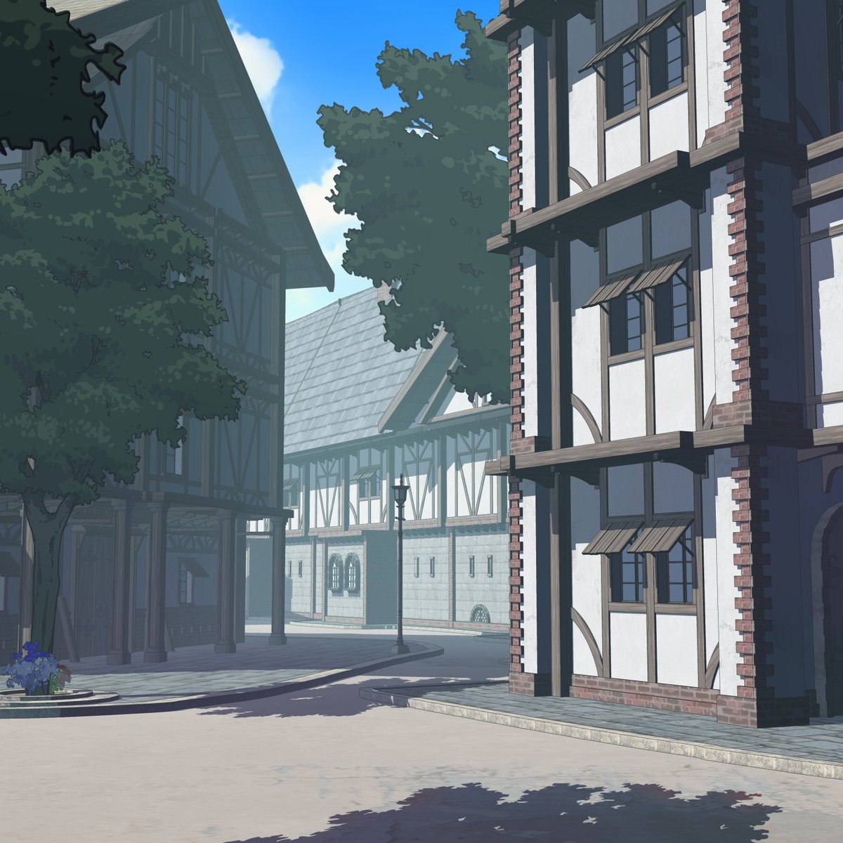 NiwaYotsuba's tweet image. カメラを持って、知らない街角をわくわくしながら曲がる感じ。めっちゃ楽しい。
#SketchUp