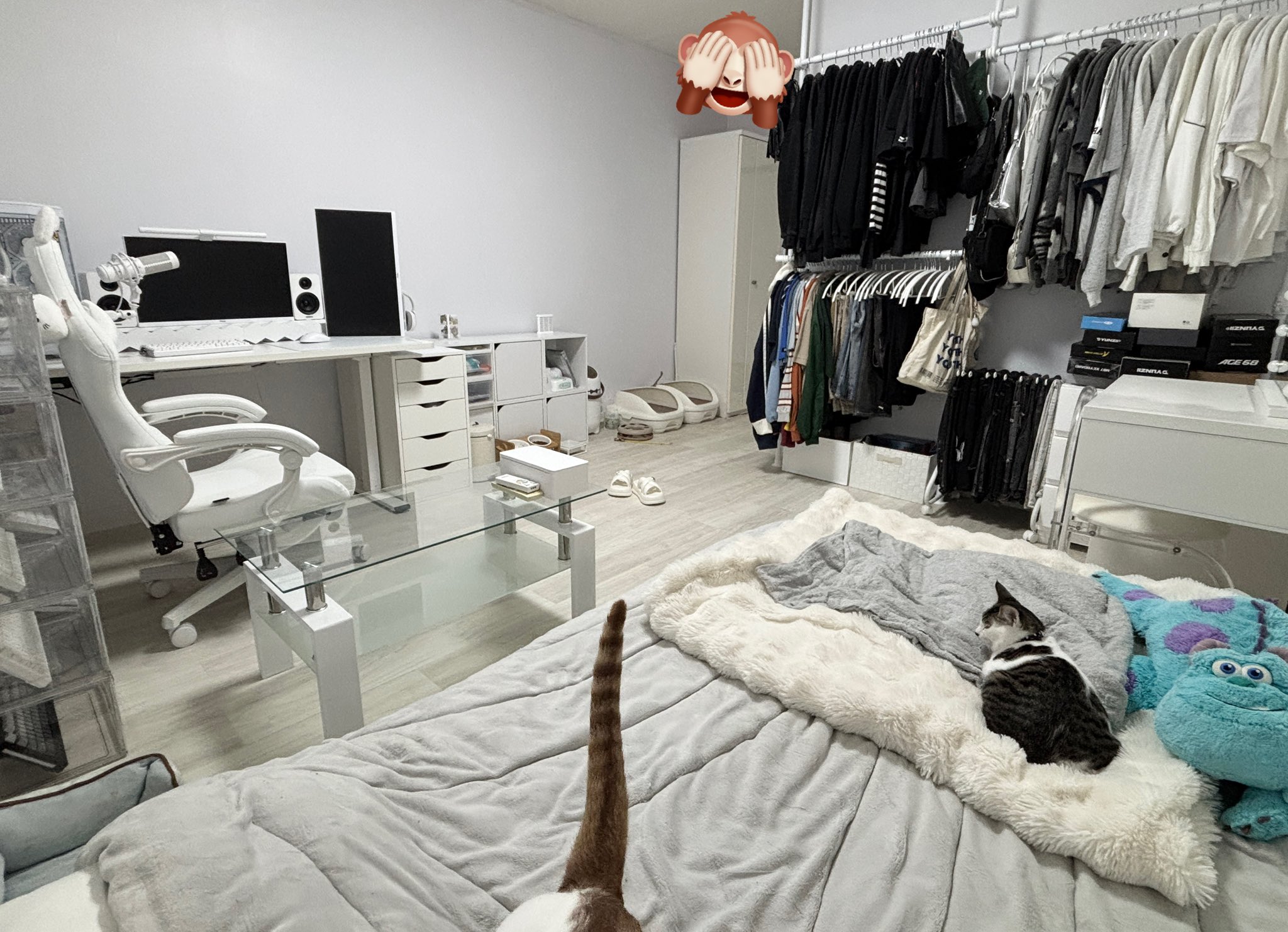 おまとめのお部屋 他投稿はこちら（@your_room_is_good） 淡色基調のシンプルで