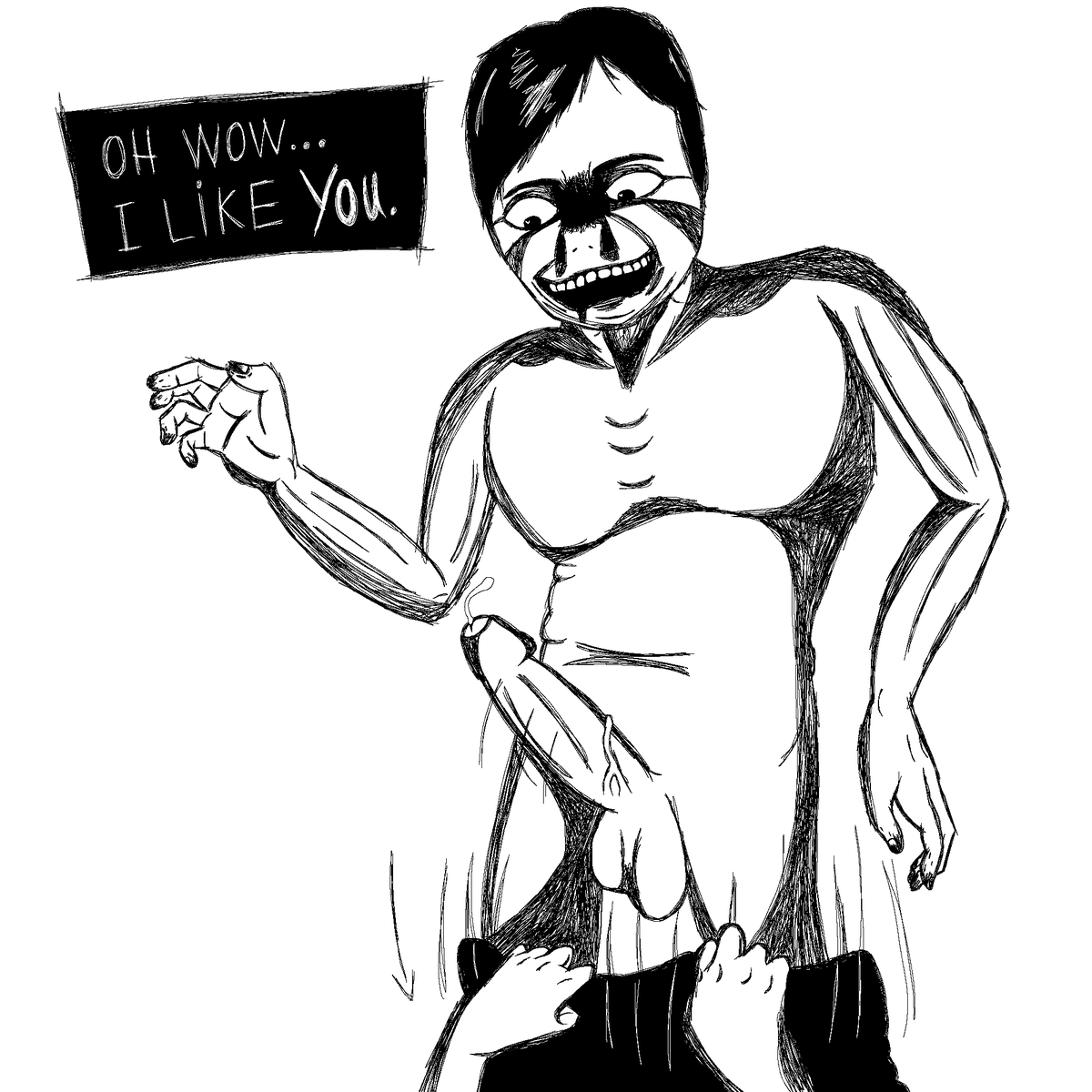 udonnoodledick's tweet photo. you decided to pull down the intruders pants

#noimnotahuman #nsfw https://t.co/SbDD4qJtJM