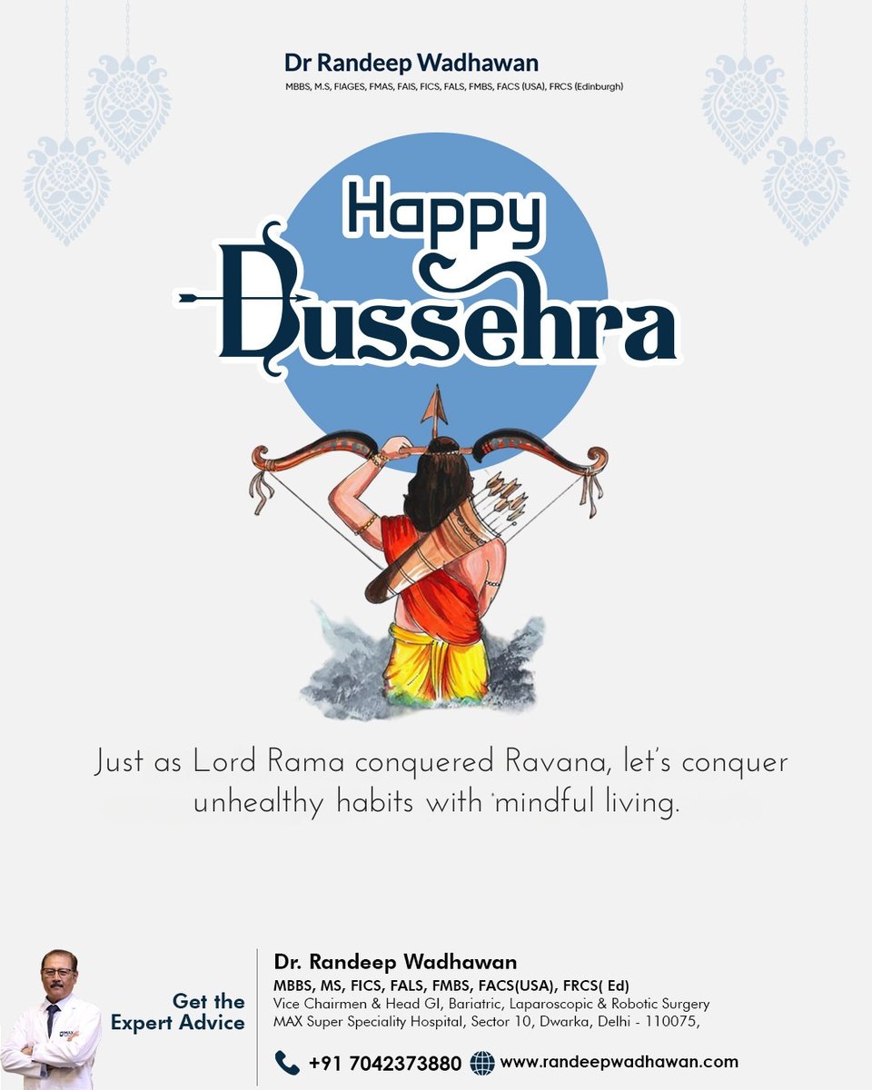 randeepwadhwan's tweet image. 🔥 Just as Lord Rama conquered Ravana, let’s conquer unhealthy habits with mindful living. 💪✨
🙏 Wishing you a Happy &amp;amp; Healthy Dussehra!

#HappyDussehra #HealthyLiving #WellnessJourney #ConquerYourHabits #HeartHealth #StressFree