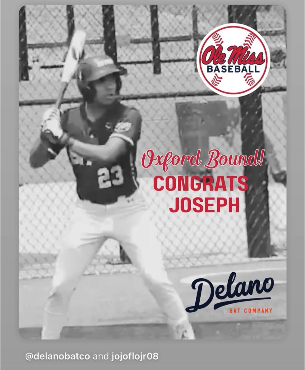 Thanks <a href="/DelanoBats/">Delano Bat Company</a> for all the support. Absolutely love Delano Wood/BBCOR bats. 🔥🔥
#HottyToddy