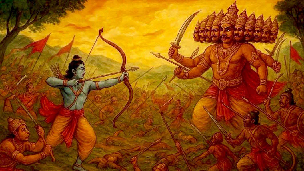 Deepakguptaa01's tweet image. श्री राम रामेति रामेति, रमे रामे मनोरमे ।
सहस्रनाम तत्तुल्यं, श्री रामनाम वरानने ॥

अधर्म, अन्याय, असत्य व अत्याचार पर धर्म, न्याय, सत्य और सदाचार की शाश्वत विजय के महापर्व ‘विजयादशमी’ की हार्दिक शुभकामनाएं।

प्रभु श्री राम सभी का कल्याण करें।

जय श्री राम!🚩

#VijayaDashmi