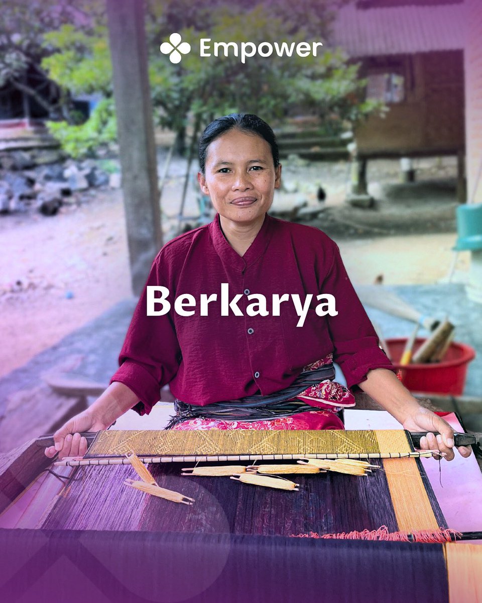 issi668's tweet photo. Berkarya ✨

EMPOWER hadir untuk membersamai masyarakat dalam berkarya.
Kami membuka jalan, agar karya gotong royong ini menghadirkan kesejahteraan yang lebih adil bagi jutaan keluarga di Indonesia. https://t.co/sxu1OxY709