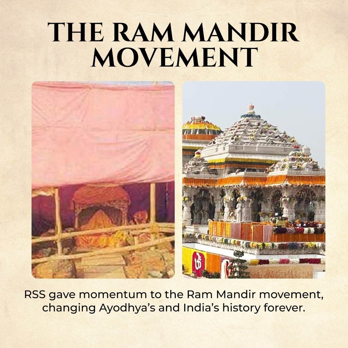 From its founding on the principle of seva, the RSS has profoundly shaped India's journey over the decades. It fostered a strong nationalistic backbone, paving the way for political alternatives and visionary leaders like Vajpayee Ji &amp; Modi Ji.
#RSS100Years