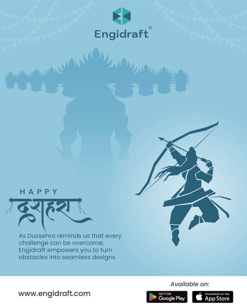 EngidraftApp's tweet photo. Celebrating triumph and resilience, Engidraft transforms your ideas into seamless, efficient engineering solutions. ✨

#Engidraft #Dussehra #EngineeringDesign #DraftingApp https://t.co/YsykLHVmlw