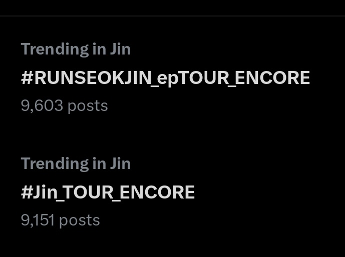 allthewayKSJ's tweet photo. Spread this great news and use these tags! 🔥 Thisbis a happy day! OMG, thank you, Seokjin! 

#Jin_TOUR_ENCORE
#RUNSEOKJIN_epTOUR_ENCORE https://t.co/Z1cF9QIxSR