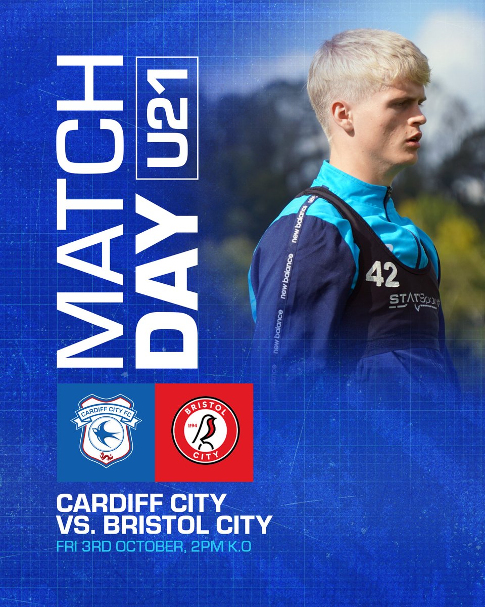 Cardiff City Academy (@cf11academy) on Twitter photo U21 | π ππ§πππππ¬
π Bristol City
π PDL
β° 2pm KO
π <a href="/CDFSportsCampus/">Cardiff International Sports Campus</a>
πΊ Watch on <a href="/CardiffCityTV/">Cardiff City TV</a>
#CityAsOne U21 | π ππ§πππππ¬
π Bristol City
π PDL
β° 2pm KO
π <a href="/CDFSportsCampus/">Cardiff International Sports Campus</a>
πΊ Watch on <a href="/CardiffCityTV/">Cardiff City TV</a>
#CityAsOne