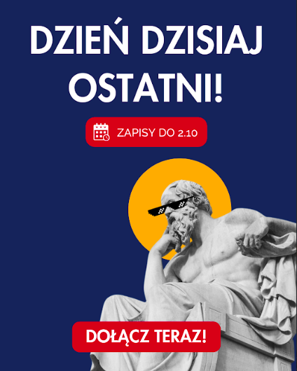 Trwa ostatni dzień zapisów na mój kurs "Jak się dobrze starzeć?". Jak? No, po stoicku! Ale szczegóły w kursie! Zapraszam 👉 tinyurl.com/yjbsehb7