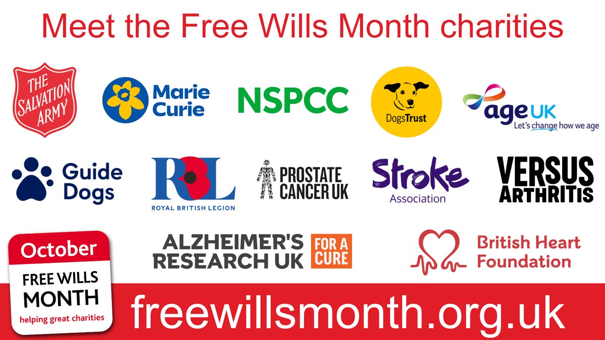 October 2025 is #FreeWillsMonth. The campaign is running in Bolton, Cardiff, Derbyshire, Ipswich, Manchester, Norwich, Stockport, Stoke-on-Trent, and Swansea. Visit bit.ly/FreeWillsM for more information #FreeWills