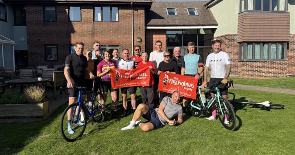 Colleagues from across <a href="/LondonFire/">London Fire Brigade</a> have set off on a 370-mile cycle challenge this week to raise funds for us. 🚴‍♂️🔥

And for many of them, the fundraiser is particularly close to their hearts. 🧡Read all about it > ow.ly/Ic4Y50X4S0B