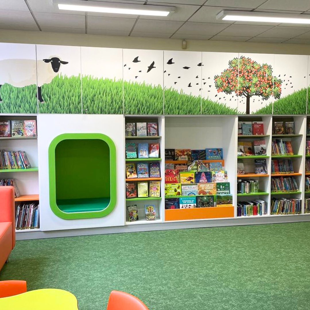 StoryScapebyFG's tweet image. Check out our transformation of the Hadleigh Children’s Library! 🌿 

A vibrant, autism-friendly space for families. 

See how we did it: storyscapebyfg.co.uk/hadleigh-child… 

#StoryScape #LibraryDesign #Hadleigh #ChildrensSpaces #AutismFriendly #CommunityDesign