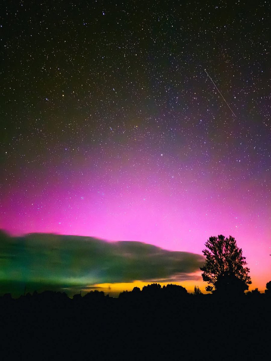 💜💚 The aurora borealis graced #Belarus with a rare show of light!
It felt like the universe itself decided to throw a party in our skies 🌌✨
One of those moments you just have to share 🇧🇾