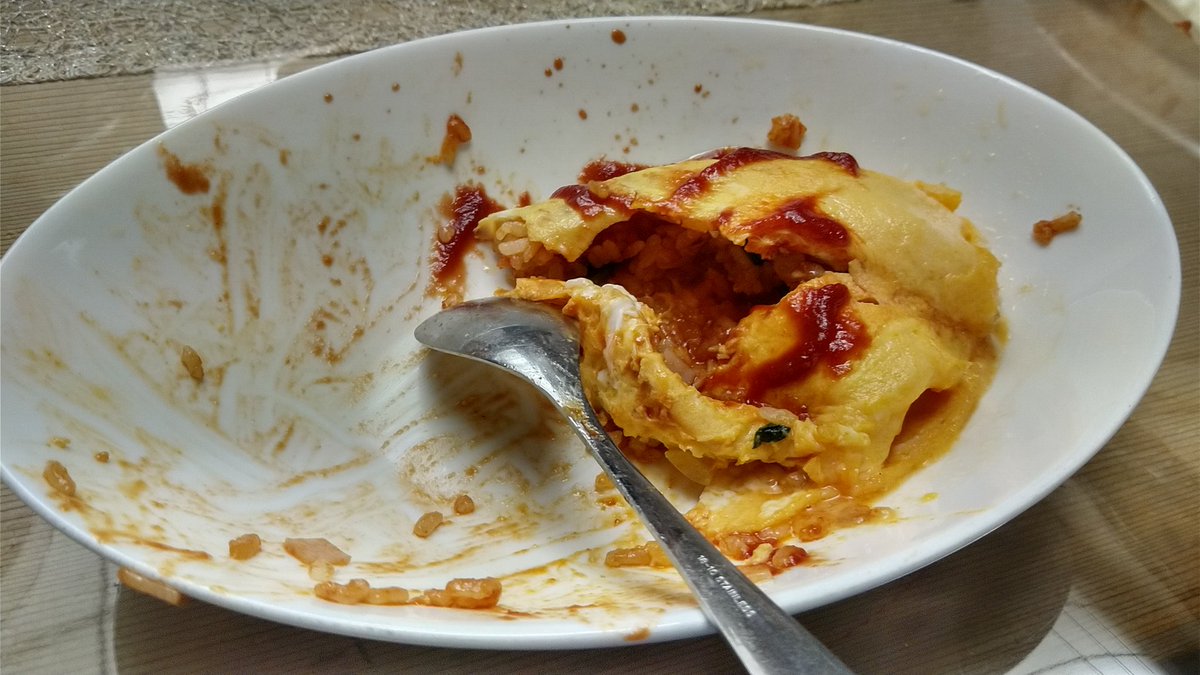 ネギ子のオムライス　久しぶり