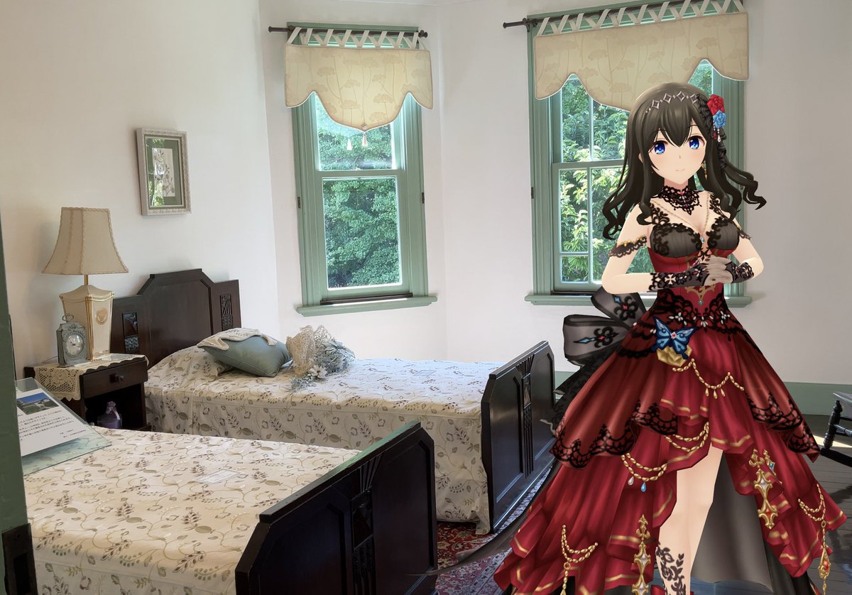 elckski's tweet image. ブラフ18番館のふみふみ

#鷺沢文香
#デレステAR 
#デレスポAR