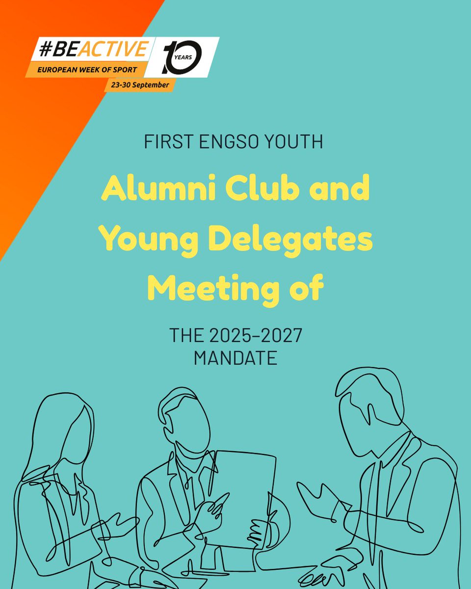 EngsoYouth's tweet image. Concluding the European Week of Sport 🏓🏐, ENGSO Youth hosted the very first joint meeting between the ENGSO Youth Alumni Club and the new Young Delegates (2025–2027 mandate).

👉 engsoyouth.eu/first-engso-yo…

#youthsport #BeActive