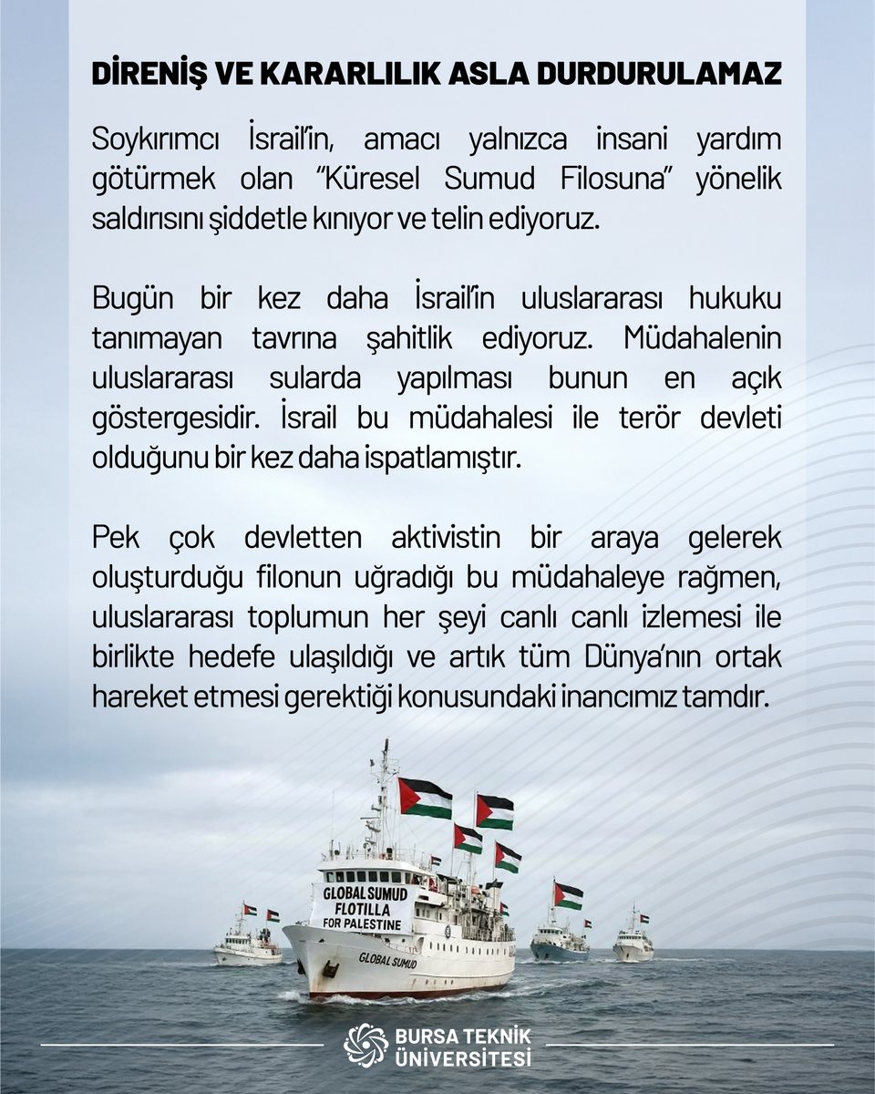 Bursa Teknik Üniversitesi (BTÜ) tweet media