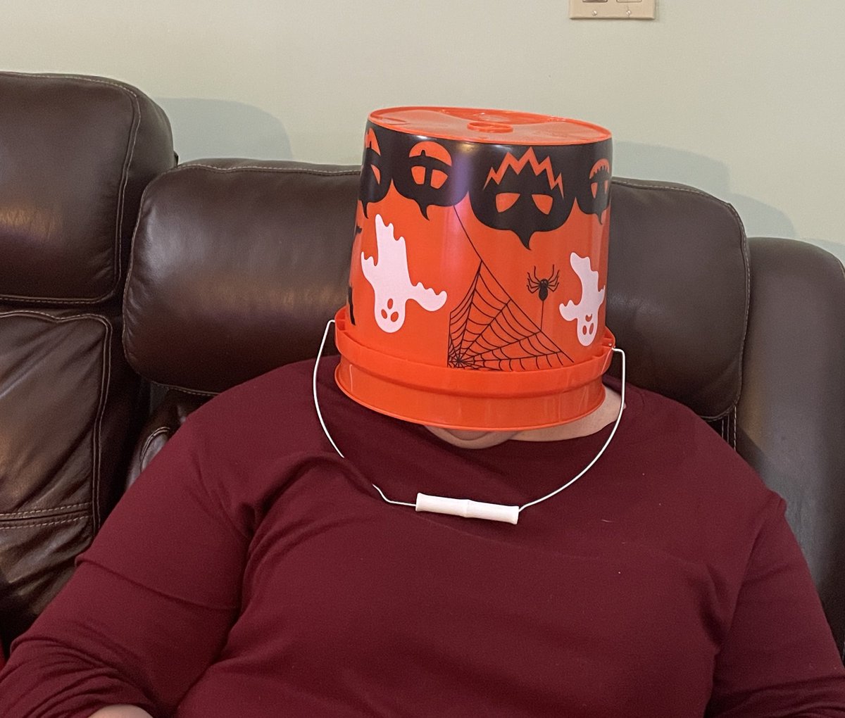 Hahaha husband got me a <a href="/HomeDepot/">The Home Depot</a> Halloween bucket. I am SOOOOO happy lol sometimes it’s the little things #homedepot #Halloween2025